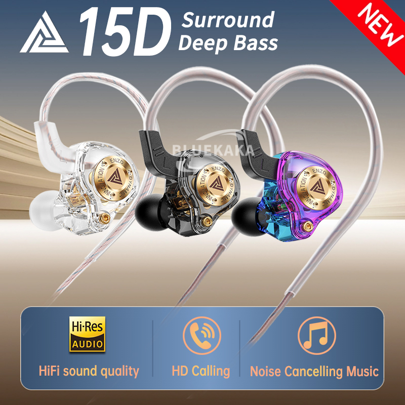 In Ear Monitors For Singers - Qkz 15d som surround dinâmico dupla