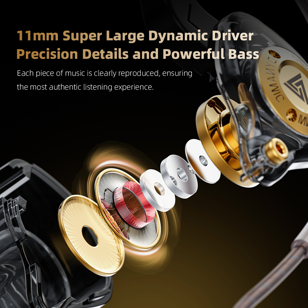 Qkz 15d som surround dinâmico  - In Ear Monitors For Singers avaliação e preço