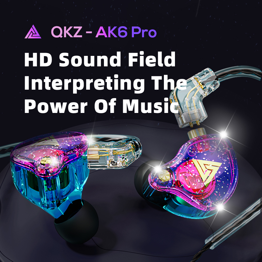 QKZ AK6 Pro 1DD Fones de ouvid - In Ear Monitors For Singers avaliação e preço