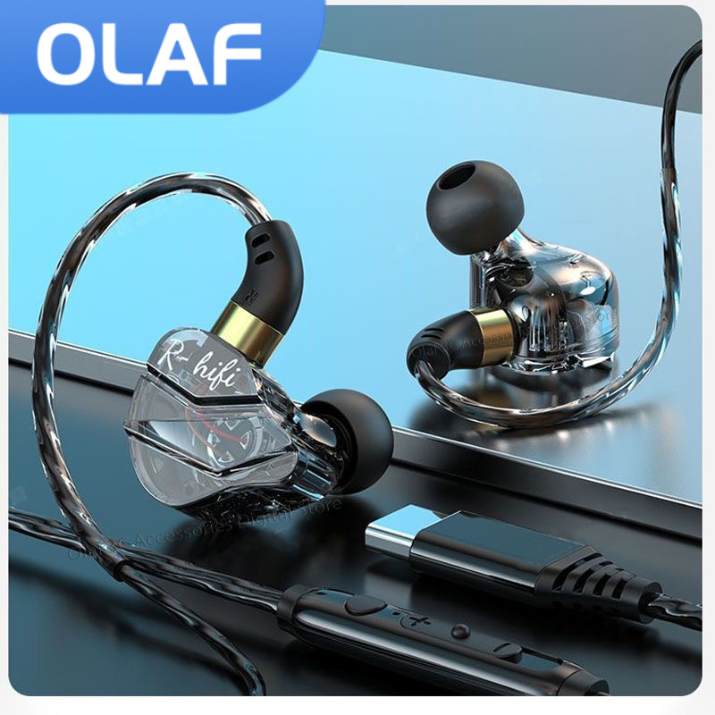 OLAF HiFi Tipo C Fones de ouvi - In Ear Monitors For Singers avaliação e preço